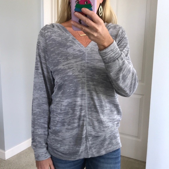 ❤️1 SM 1 MED❤️Grey Hooded Tunic Top - Picture 2 of 8